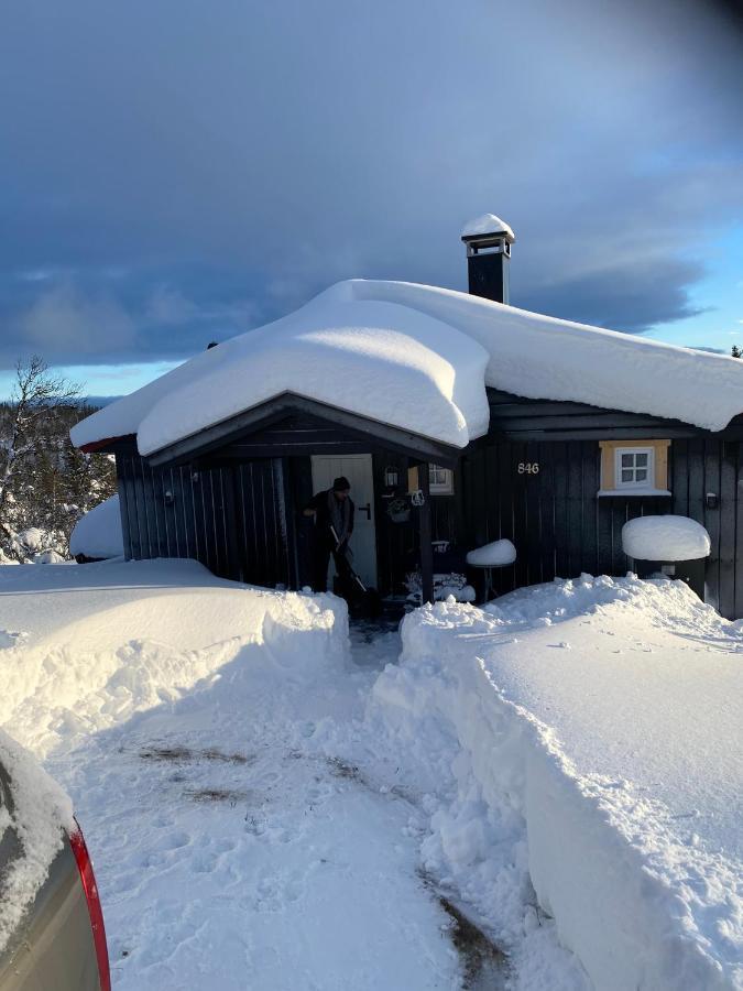 Cabin In The Mountain, Outstanding View & Solar Energy Vollen Esterno foto